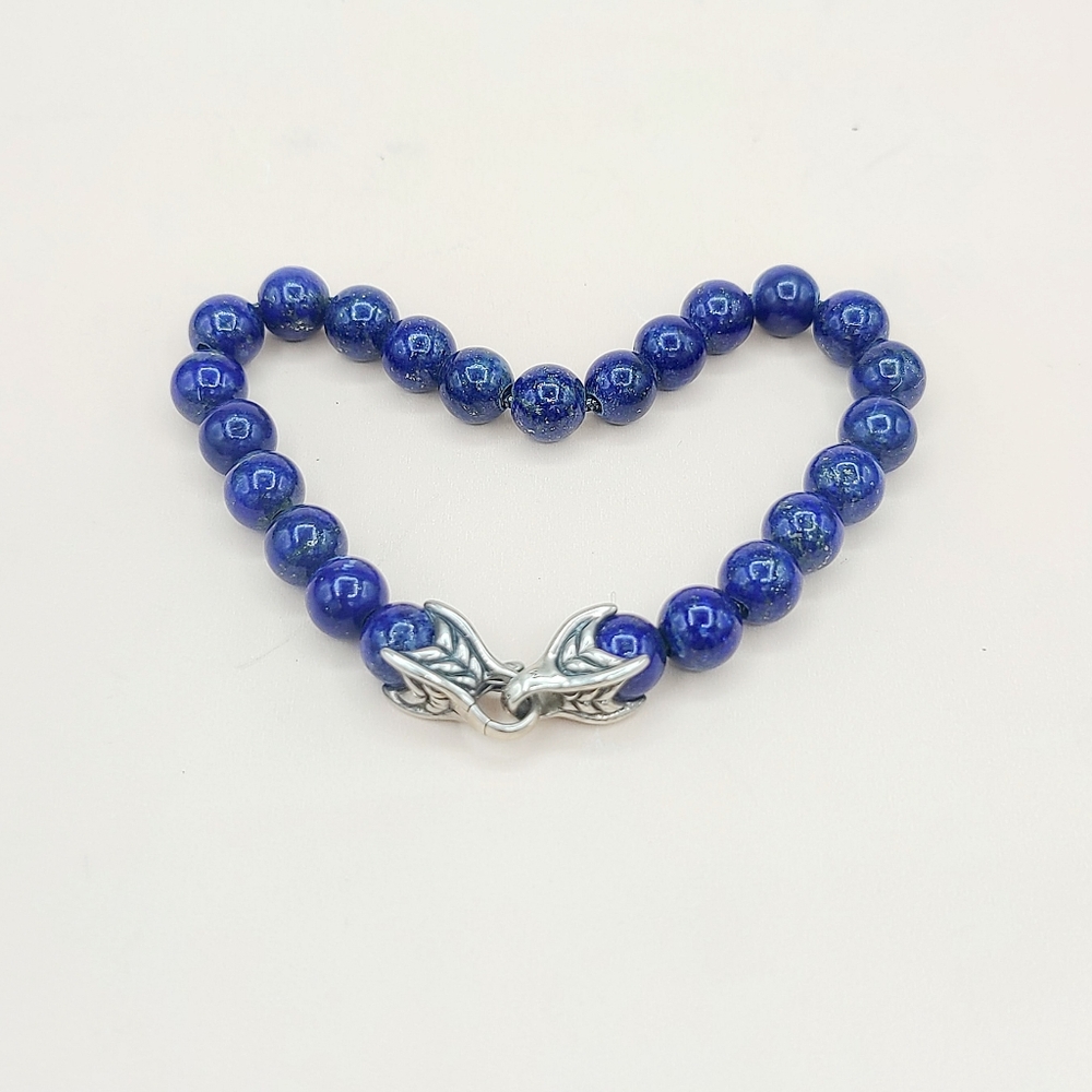 David Yurman Spiritual Beads Bracelet With Lapis Lazuli - Picture 9 of 9